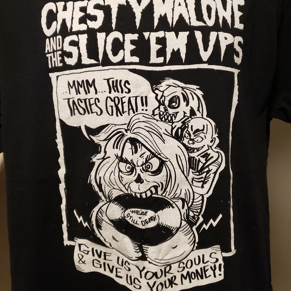Chesty Malone And The Slice Em' Ups XL T-Shirt - Picture 3 of 7